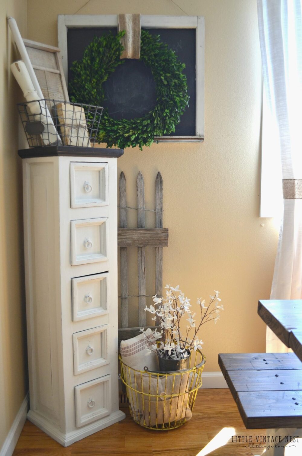Farmhouse Dining Room Storage Cabinet - Sarah Joy