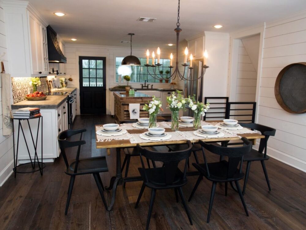 Favorite Fixer Upper Dining Rooms - Sarah Joy