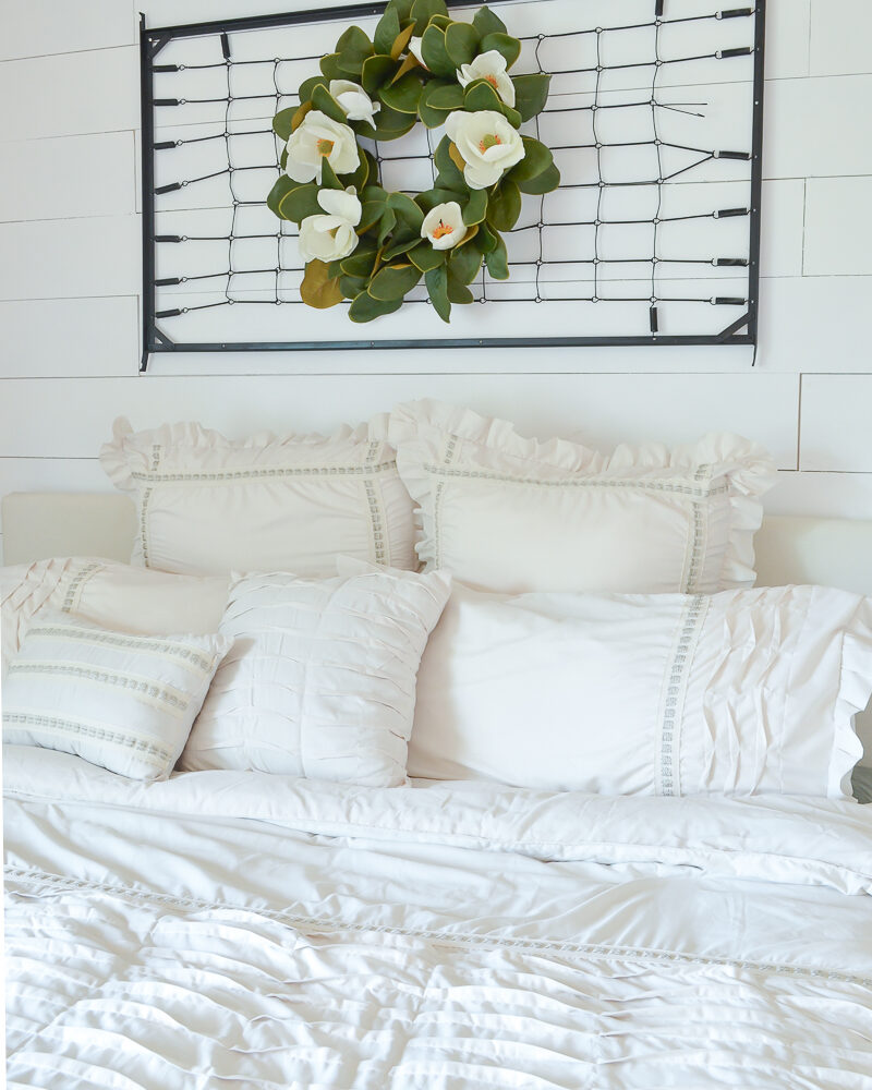 Farmhouse style master bedroom