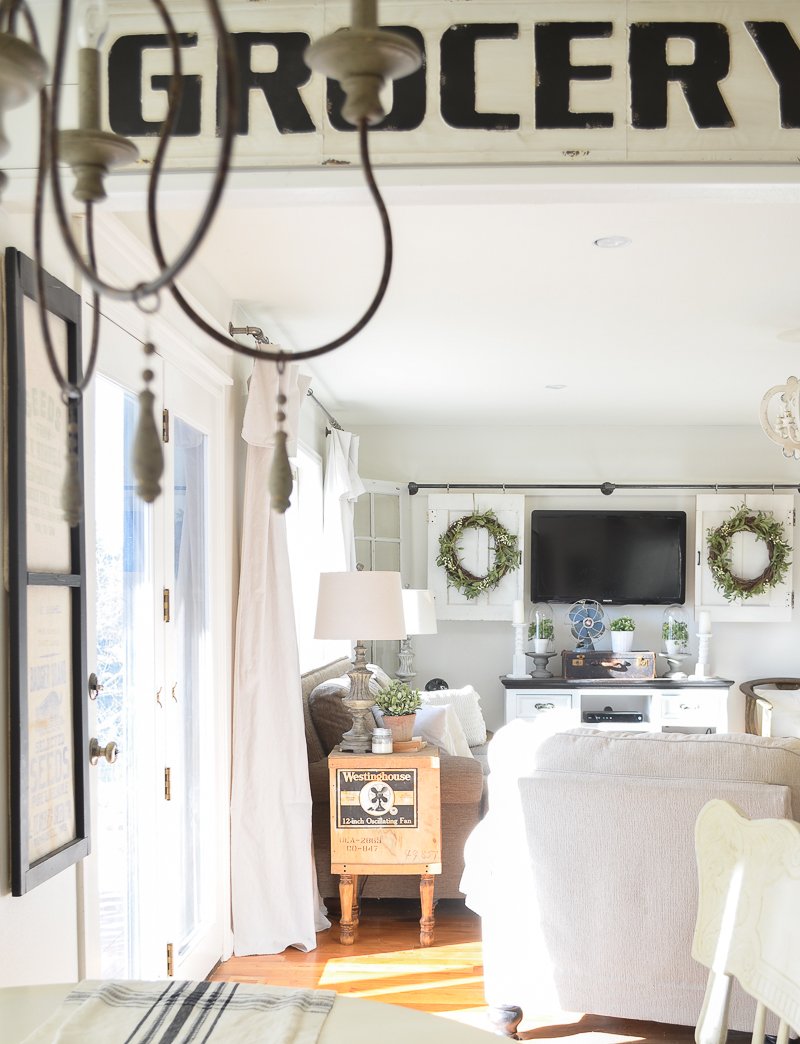 Vintage Wooden Crate Side Table Sarah Joy