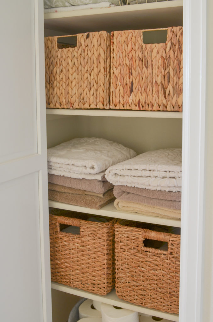 Small Linen Closet Makeover Sarah Joy