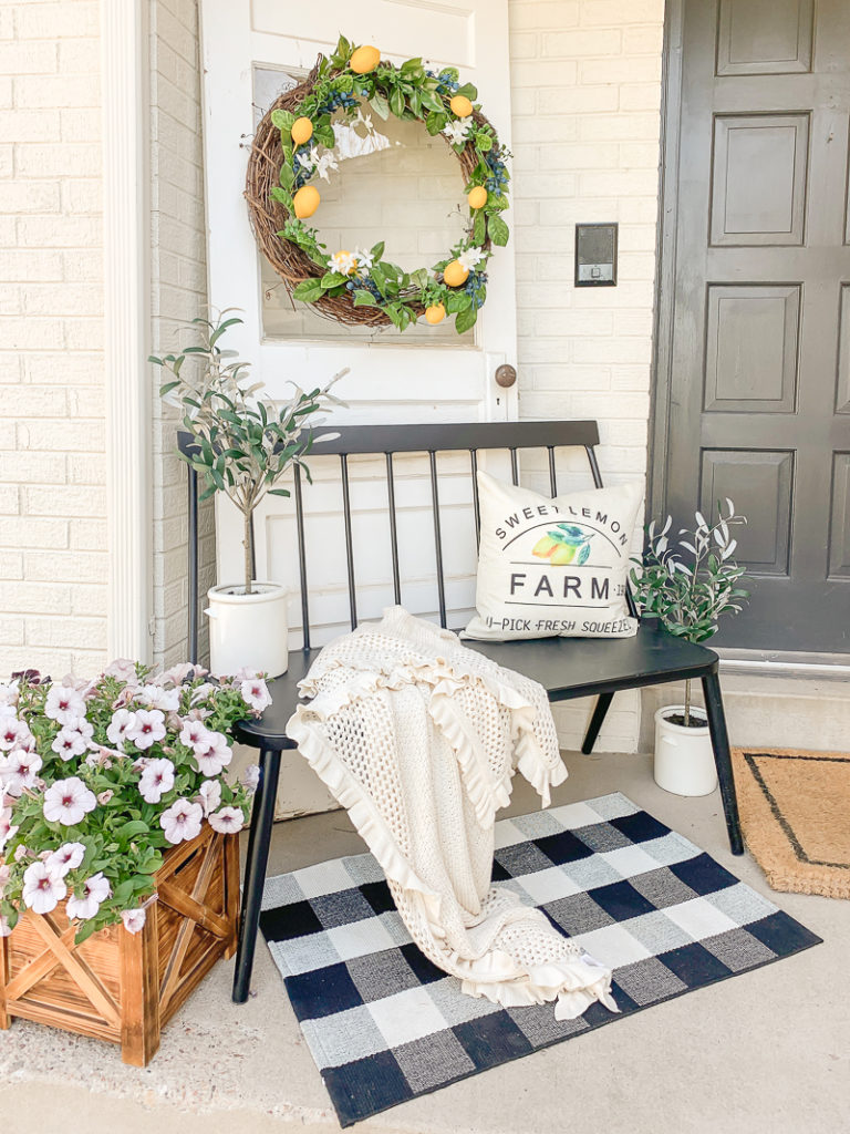 Lemon Inspired Farmhouse Porch - Sarah Joy