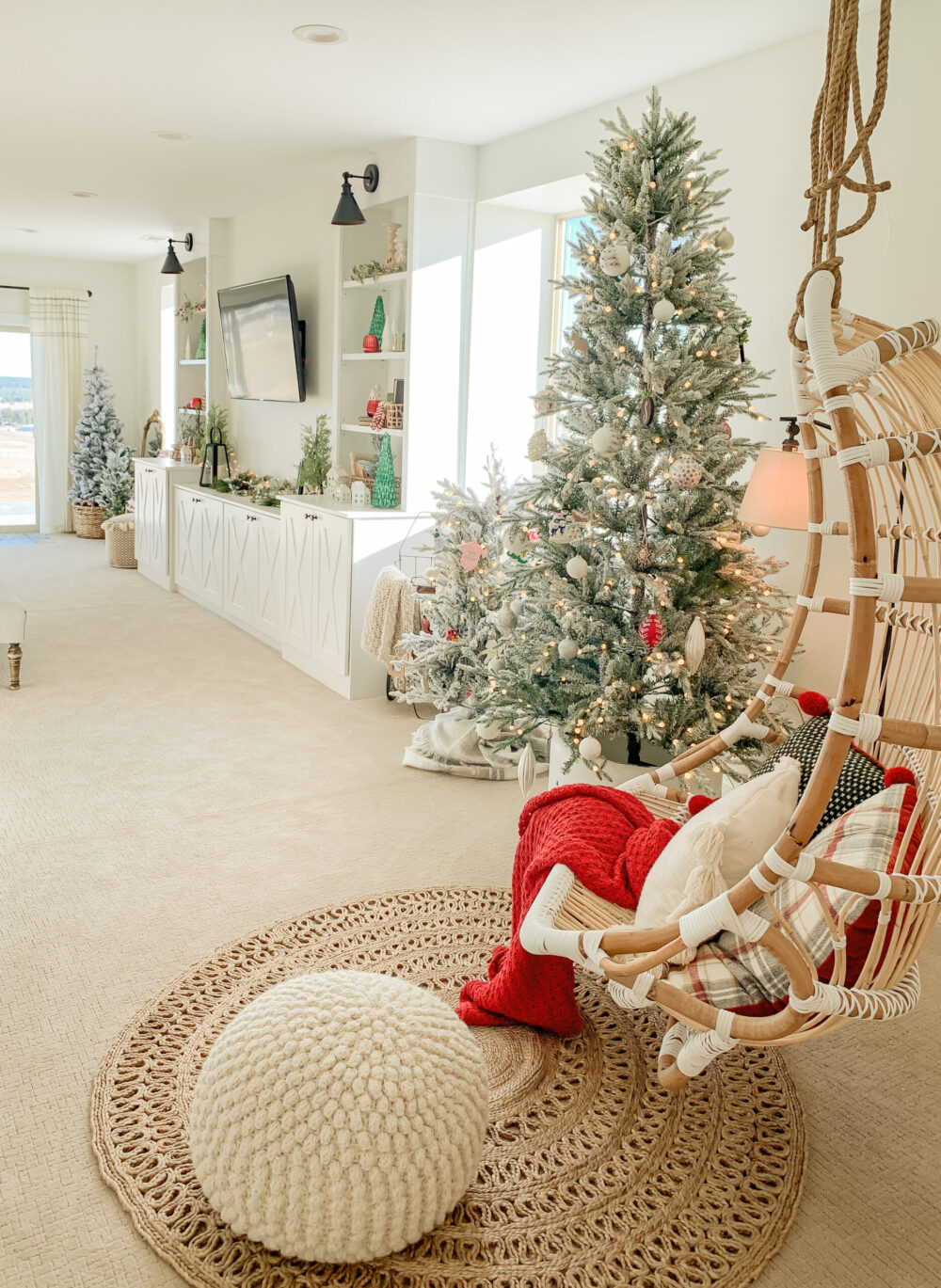 Christmas Decor in the Basement - Sarah Joy