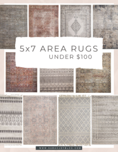 TJ Maxx Finds–Area Rugs Under $100 - Sarah Joy
