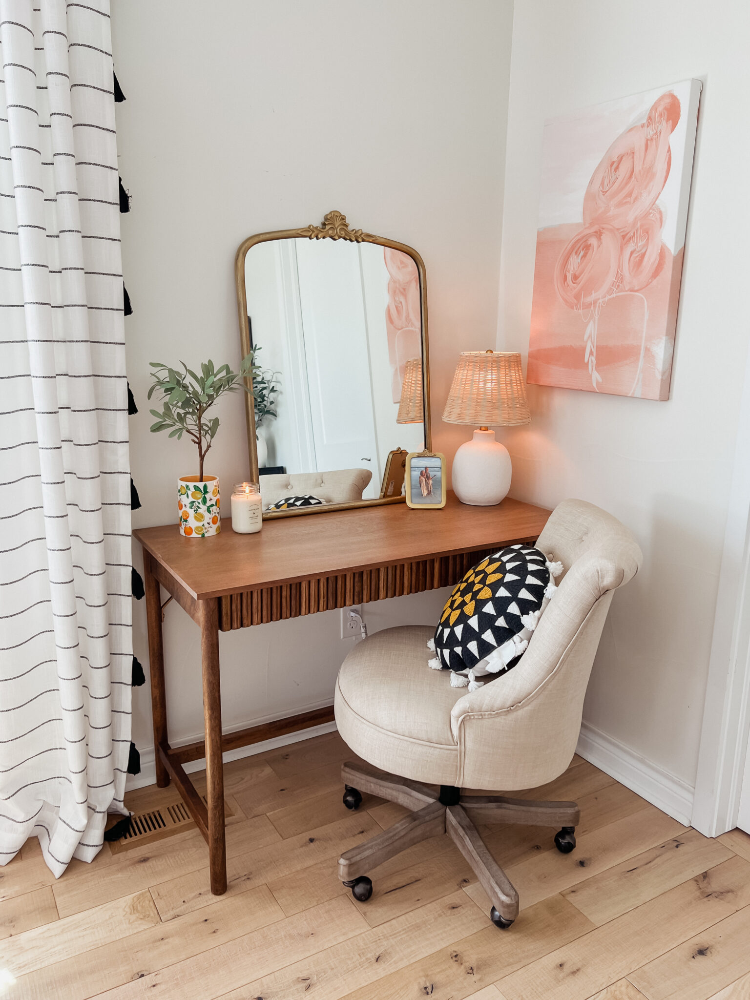 Boho Style Vanity Desk - Sarah Joy