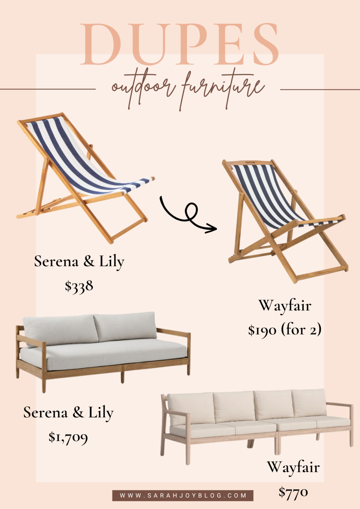 Huge Outdoor Furniture Shopping Guide Sarah Joy