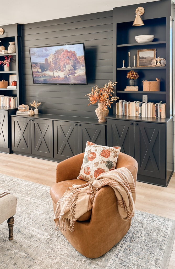 Cozy Fall Decor in the Basement - Sarah Joy