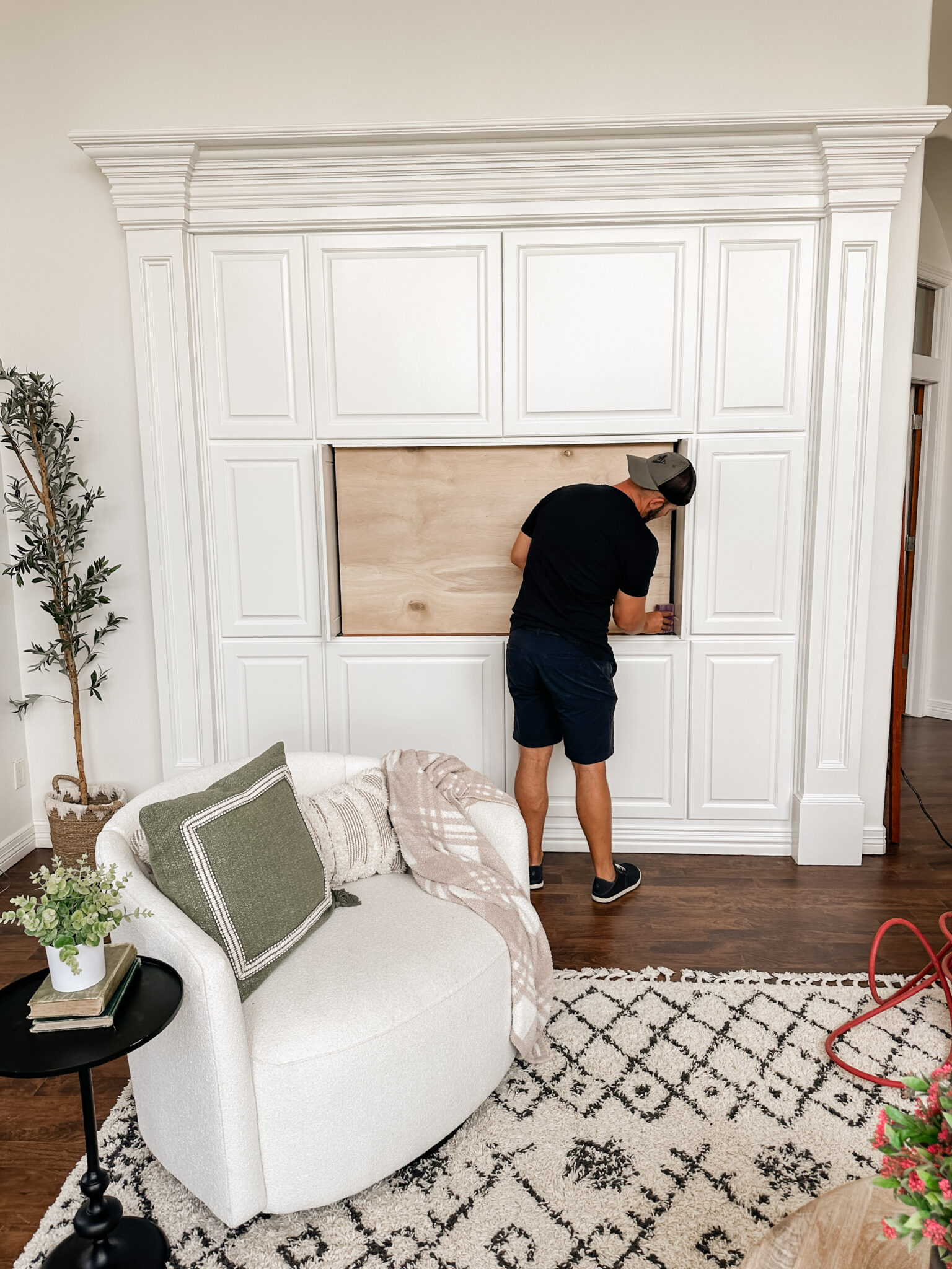 DIY Built-In Cabinet Transformation–Part 1 - Sarah Joy