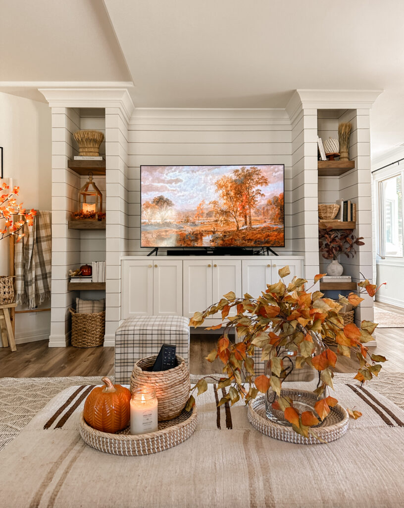 Fall Basement Decor + Amazon Maple Trees - Sarah Joy