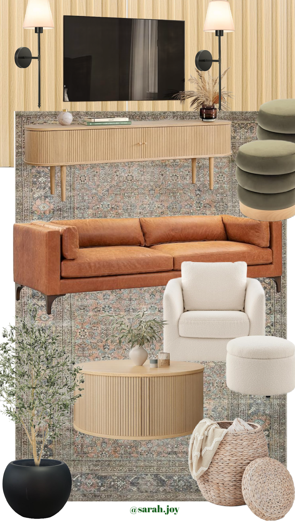 Amazon Bathroom + Living Room Design - Sarah Joy