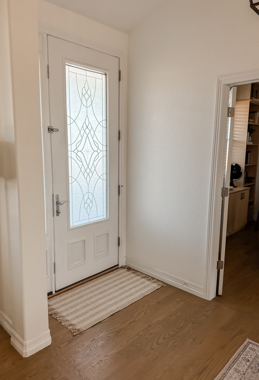 Entryway Refresh with Board and Batten